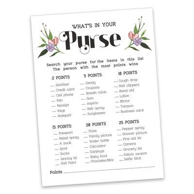 Cartões Quadrados em Branco para Chá de Noiva e Despedida de Solteira, Preenchíveis, 50 Unidades, Floral - Inkdotpot 12,7 Cm × 17,78 Cm / Branco - O Que Tem na Sua Bolsa