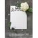 Cartões Quadrados em Branco para Chá de Noiva e Despedida de Solteira, Preenchíveis, 50 Unidades, Floral - Inkdotpot 12,7 Cm × 17,78 Cm / Branco - O Que Tem na Sua Bolsa