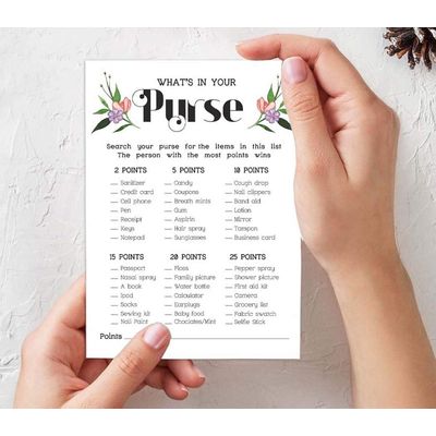 Cartões Quadrados em Branco para Chá de Noiva e Despedida de Solteira, Preenchíveis, 50 Unidades, Floral - Inkdotpot 12,7 Cm × 17,78 Cm / Branco - Conjunto de 4
