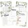 Cartões de Jogo Quadrados em Branco para Chá de Noiva e Despedida de Solteira, 50 Peças, Tema Folhagens - Inkdotpot 12,7 Cm × 17,78 Cm / Branco - Conjunto de Jogos