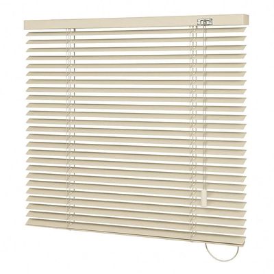 Persiana Horizontal Alumínio 25mm Bege - 1,30m X 2,40m Bege