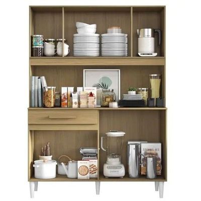 Armário de Cozinha Armário de Cozinha 4 Portas Atacamaoff White 4 Portas 1 Gaveta MDF Off White