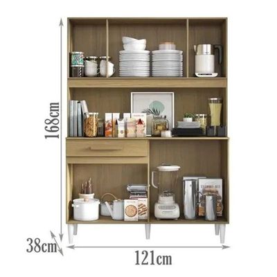 Armário de Cozinha Armário de Cozinha 4 Portas Atacamaoff White 4 Portas 1 Gaveta MDF Off White