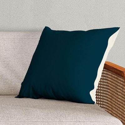 Kit Trio Capas De Almofadas Estampadas Folhas Em Veludo Suede 45cm X 45cm - Decoração Luxo Para Sala Cor Verde Escuro