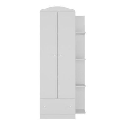 Guarda-roupas Infantil Flex 2 Portas 1 Gaveta Jujuba Multimóveis Bb2660 Branco/colorido