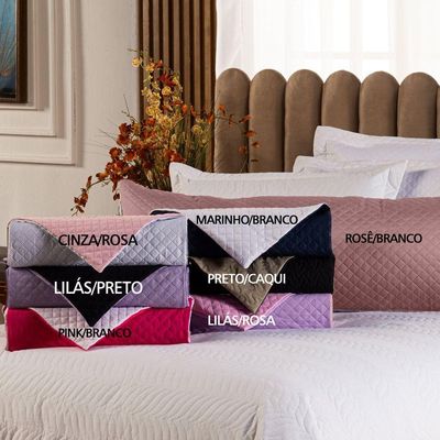 Capa Fronha De Xuxão Avulsa Travesseiro De Corpo Matelado Dupla Face 1,45m X 45cm - Microfibra Matelada Cor Lilás/rosa