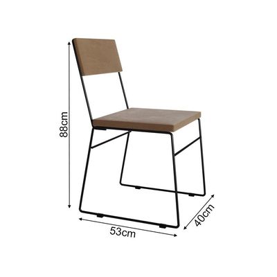 Kit 4 Cadeiras De Jantar Málaga Veludo Marrom Para Mesa Sala Cozinha Conforto E Decoração - Marrom