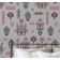 Papel de Parede Motivo de Vaso Vintage Cinza, Vinil Autoadesivo, Fácil DIY para Quarto Rústico, Armários e Sala - S4Sassy 63,5 cm (L) × 914,4 cm (C) / Cinza - Vinil Texturizado