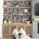 Papel de Parede Motivo de Vaso Vintage Cinza, Vinil Autoadesivo, Fácil DIY para Quarto Rústico, Armários e Sala - S4Sassy 63,5 cm (L) × 914,4 cm (C) / Cinza - Vinil Texturizado