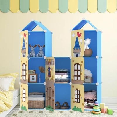 Armário Modular Infantil Decorativo -guarda-roupa Castelo Organizador De Brinquedos