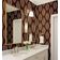 Papel de Parede Floral Paisley Marrom Vinílico Autoadesivo Fácil de Aplicar para Quarto Estilo Fazenda, Sala e Armários - S4Sassy 63,5 cm (L) × 152,4 cm (C) / Marrom - Vinil Liso