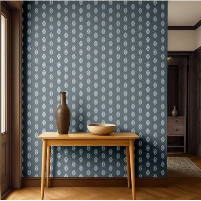 Papel de Parede Folha Moderna Cinza, Vinil Autoadesivo, Revestimento Decorativo Fácil DIY para Quarto, Armários e Salas - S4Sassy 63,5 cm (L) × 914,4 cm (C) / Cinza - Vinil Texturizado