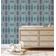 Cobertura de Parede Autocolante Boho, Estampa Tribal, Vinil Impermeável Removível, para Inquilinos, Verde, Quarto/Sala de Jantar - S4sassy 63,5 cm (L) × 152,4 cm (C) / Verde - Vinil Liso