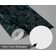Papel de Parede Autoadesivo Jardim Tropical Tons Pastel, Vinílico Impermeável Preto, Removível para Quarto e Sala de Jantar - S4Sassy 63,5 cm (L) × 304,8 cm (C) / Preto - Vinil Liso