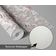 Papel de Parede Autoadesivo Jardim Tropical Pastel Vinil Impermeável Rosa Removível para Locatários Quarto/Sala de Jantar - S4Sassy 63,5 cm (L) × 304,8 cm (C) / Rosa - Vinil Texturizado