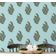 Papel de Parede Vinílico Autoadesivo Motivo Tradicional Booti Removível Estilo Asiático para Banheiro, Lavanderia e Closet Azul - S4Sassy 63,5 cm (L) × 152,4 cm (C) / Azul - Vinil Liso