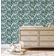 Papel de Parede Autoadesivo Folhas em Aquarela, Contact Vinil Impermeável Verde, Removível para Locatários, Quarto/Sala de Jantar - S4Sassy 63,5 cm (L) × 609,6 cm (C) / Verde - Vinil Texturizado