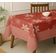 Toalha de Mesa Listrada Sarja de Algodão Cor Pêssego para 4 Pessoas Durável Lavável à Máquina Guardanapos e Caminhos Combinando - Vargottam 177,8 Cm (L) × 304,8 Cm (C) – Retangular / Laranja