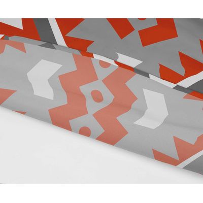 Toalha de Mesa Impermeável Interna/Externa para Varanda - Capa de Mesa Primavera/Verão para Quintal/Churrasco/Piquenique - Vargottam 147,32 Cm × 259,08 Cm – Com Furo Para Guarda-Sol / Cinza