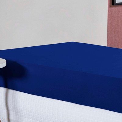 Lençol Com Elástico Solteiro Nobre 1 Peça 30cm De Altura Malha 100% Algodão - Royal