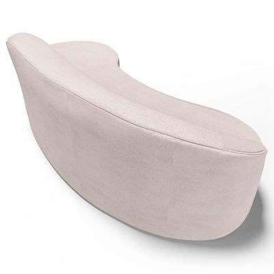 Sofá Living 2 Lugares 180cm Braço Esquerdo Mozart D06 Linho Cru - Mpozenato