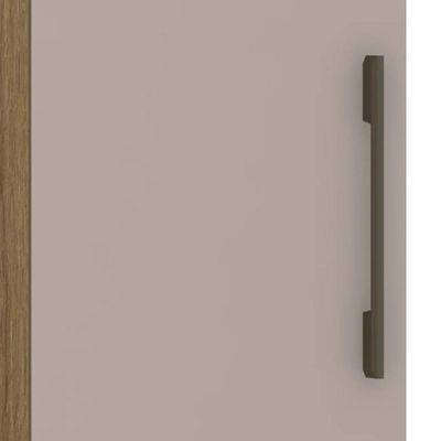 Guarda Roupa Canto Reto 90cm Com 1 Porta Delphi Avelã/cinnamon L01 - Mpozenato