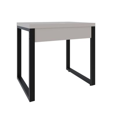 Mesa Operacional 80x60x75cm Yon - Off White-est.preta Off White-est.preta