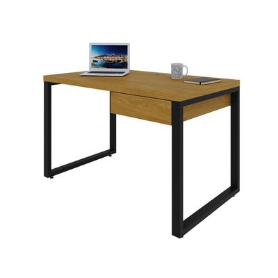 Mesa Operacional C-01gav. 120x70x75cm Yon - Acácia Mel-est.preta Acácia Mel-est.preta
