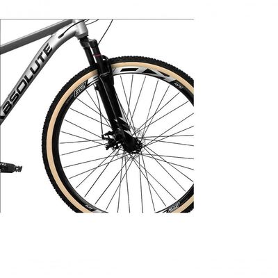 Bicicleta Aro 29 Absolute Nero 5 Kit 2x9 Gta Sunrun K7 Freio A Disco Garfo Com Trava Cinza 19