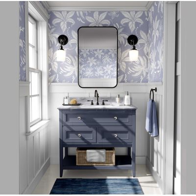 Papel de Parede Vinílico Autoadesivo Folhagem Retrô Chique À Prova d'Água Roxo, Removível para Quartos, Salas e Armários - S4Sassy 63,5 cm (L) × 304,8 cm (C) / Roxo - Vinil Liso