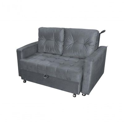 Sofá Cama Casal Reclinável Drika - Veludo