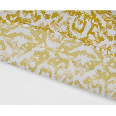Toalha de Mesa Interna/Externa Impermeável para Pátio - Capa de Mesa Primavera/Verão para Jardim, Churrasco e Piquenique - Vargottam 147,32 Cm × 259,08 Cm / Amarelo