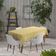 Toalha de Mesa Interna/Externa Impermeável para Pátio - Capa de Mesa Primavera/Verão para Jardim, Churrasco e Piquenique - Vargottam 147,32 Cm × 259,08 Cm / Amarelo