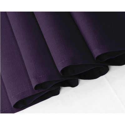 Caminho de Mesa Lavável em Slub de Algodão Roxo para Mesa de Jantar, Decoração para Casa - Vargottam 35,56 Cm (L) × 228,6 Cm (C) / Roxo