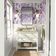 Papel de Parede Estampado de Penas Boho Roxo, Vinílico Autoadesivo, Decoração DIY Fácil para Quarto, Sala, Armários e Ambientes - S4Sassy 63,5 cm (L) × 609,6 cm (C) / Roxo - Vinil Texturizado