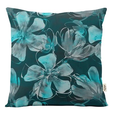 Capas de Travesseiro e Almofada Decorativas Estampadas Tema Azul - Vargottam 60,96 Cm × 60,96 Cm – Retangular / Azul