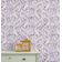 Papel de Parede Paisley Floral em Bloco - Roxo, Vinílico Autoadesivo, Aplicação Fácil para Quarto Rústico, Armários, Salas - S4Sassy 63,5 cm (L) × 914,4 cm (C) / Roxo - Vinil Liso