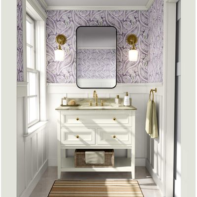 Papel de Parede Paisley Floral em Bloco - Roxo, Vinílico Autoadesivo, Aplicação Fácil para Quarto Rústico, Armários, Salas - S4Sassy 63,5 cm (L) × 914,4 cm (C) / Roxo - Vinil Liso