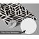 Papel de Parede Folha em Grade Moderno, Preto, Vinil Autoadesivo, Aplicação Fácil DIY para Quarto, Armários e Salas - S4Sassy 63,5 cm (L) × 304,8 cm (C) / Preto - Vinil Liso