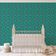 Papel de Parede Floral Estilo Asiático Autoadesivo, Decorativo, DIY Fácil para Quarto, Sala e Ambientes - Verde - S4Sassy 63,5 cm (L) × 304,8 cm (C) / Verde - Vinil Liso