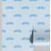 Papel de Parede Vinílico Autoadesivo com Estampa de Bigodes Azuis, Instalação Fácil para Quarto Infantil e Brinquedoteca - S4Sassy 63,5 cm (L) × 914,4 cm (C) / Azul - Vinil Liso