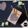 Etiquetas de Papel Obrigado para Lembranças - Chá de Noiva/Chá de Bebê/Aposentadoria/Casamento/Aniversário - Foil para Pendurar - Inkdotpot 50 Etiquetas Metalizadas / Roxo - Prata