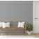 Mini Papel de Parede Estampa Lótus Autoadesivo, Estilo Asiático, Decorativo para Quarto e Sala - Cinza - S4Sassy 63,5 cm (L) × 914,4 cm (C) / Cinza - Vinil Texturizado