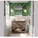 Papel de Parede Autoadesivo Removível Ginkgo Vine — Mural Verde Instantâneo para Quarto, Banheiro, Lavanderia e Closet - S4Sassy 63,5 cm (L) × 152,4 cm (C) / Verde - Vinil Liso