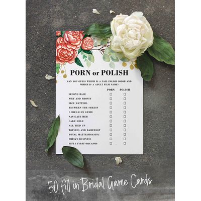 Cartões Quadrados em Branco para Chá de Noiva e Despedida de Solteira, Ideias de Presentes para Preencher, Pacote com 50 - Inkdotpot 12,7 Cm × 17,78 Cm / Branco - Esmalte ou Filme
