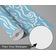 Papel de Parede Autoadesivo Decorativo para Quarto Infantil, Ondulações Oceânicas Azuis, Vinil à Prova d'Água, Removível - S4Sassy 63,5 cm (L) × 914,4 cm (C) / Azul - Vinil Liso