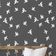 Papel de Parede Pássaros e Flores Cinza, Vinil Autoadesivo, Revestimento Decorativo, Aplicação DIY Fácil para Quarto e Sala - S4Sassy 63,5 cm (L) × 914,4 cm (C) / Cinza - Vinil Texturizado