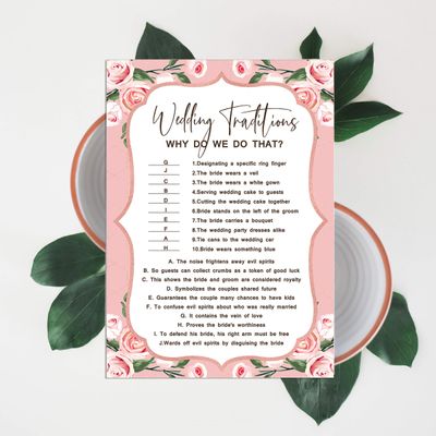 50 Cartões Florais Quadrados em Branco para Chá de Noiva e Despedida de Solteira, Jogo Vestido de Noiva e Ideias de Presente - Inkdotpot 12,7 Cm × 17,78 Cm / Branco - Por Que Fazemos Isso?
