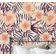 Papel de Parede Floral Hibisco Tropical, Laranja, Vinil Autoadesivo, Revestimento Decorativo, Fácil DIY para Quarto e Sala - S4Sassy 63,5 cm (L) × 609,6 cm (C) / Laranja - Vinil Texturizado
