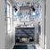 Papel de Parede Vinílico Autoadesivo Removível Vida Marinha Aquarelada Conchas e Estrelas-do-Mar Azul Banheiro/Lavanderia/Closet - S4Sassy 63,5 cm (L) × 304,8 cm (C) / Azul - Vinil Texturizado